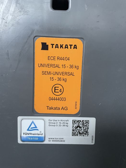 Fotelik samochodowy TAKATA MAXI