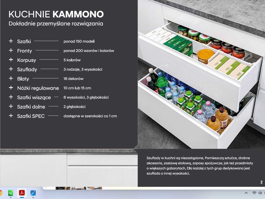 Meble kuchenne modułowe KAMMONO Chwaszczyno