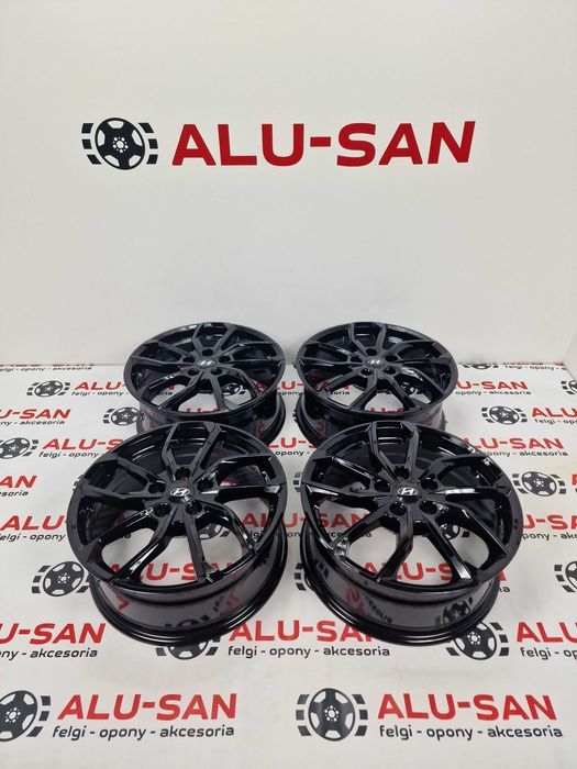 NOWE alufelgi HYUNDAI 17" 5x114,3 Elantra I30 I40 Tucson -Czarny