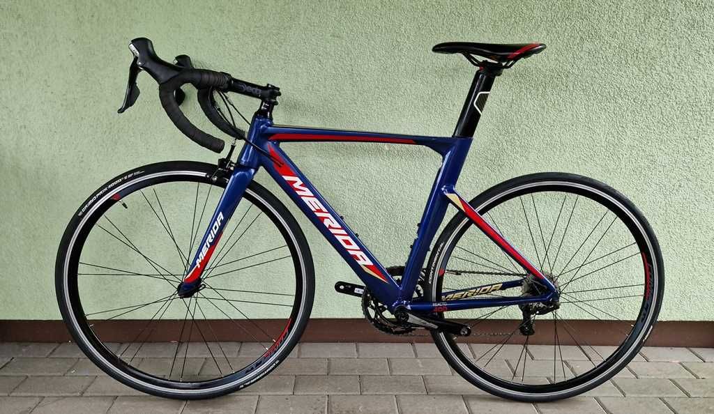 MERIDA reacto AERO 105 2x11s TT szosa jak NOWY r52