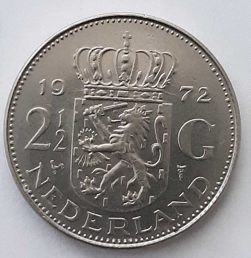 2 1/2 gulden 1972 Holandia moneta kolekcjonerska