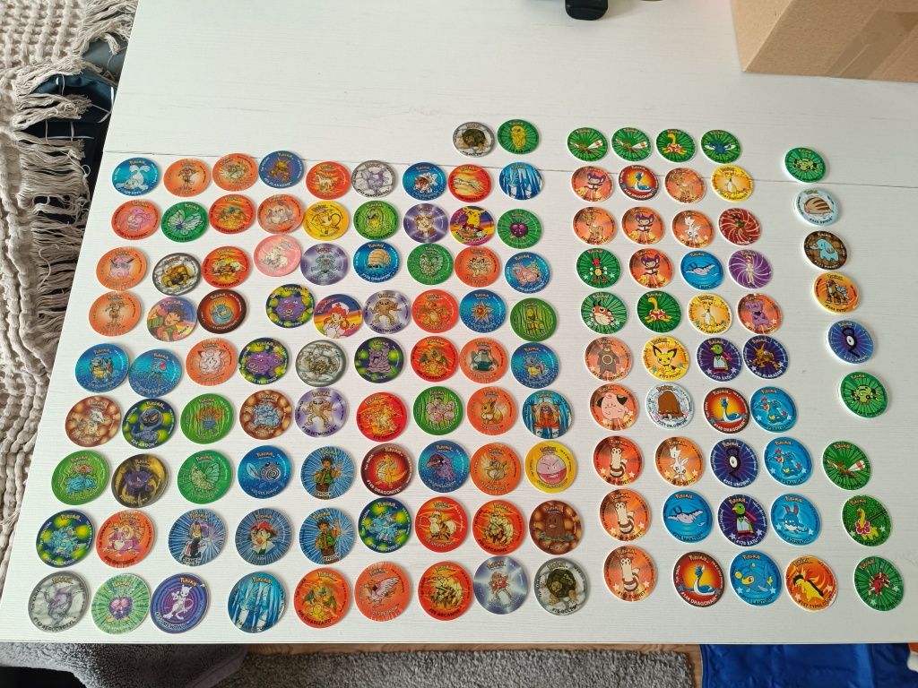 Zestaw Tazo Pokemon 132 sztuki