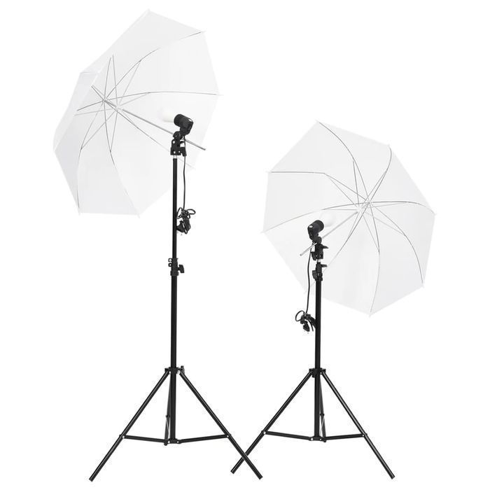 Vidaxl Fotograficzny Zestaw Studyjny Z Lampami, Tłem I Blendami