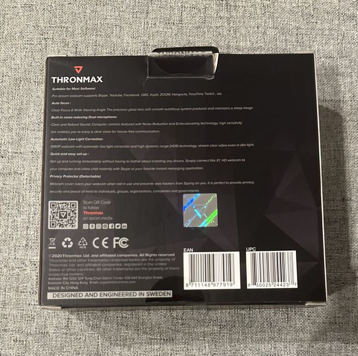 Kamera Thronmax Stream Go Pro HD 1080p + stojak + pudełko