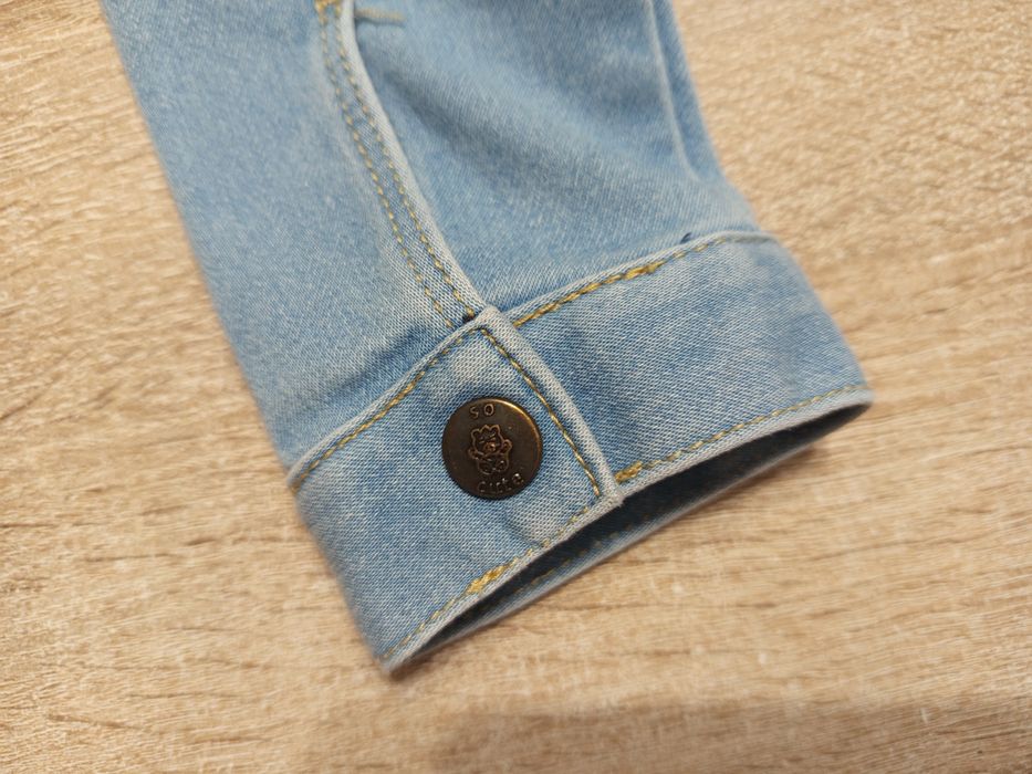 Jak nowa rozpinana bluza kurtka dziewczęca jeans r. 104 katana
