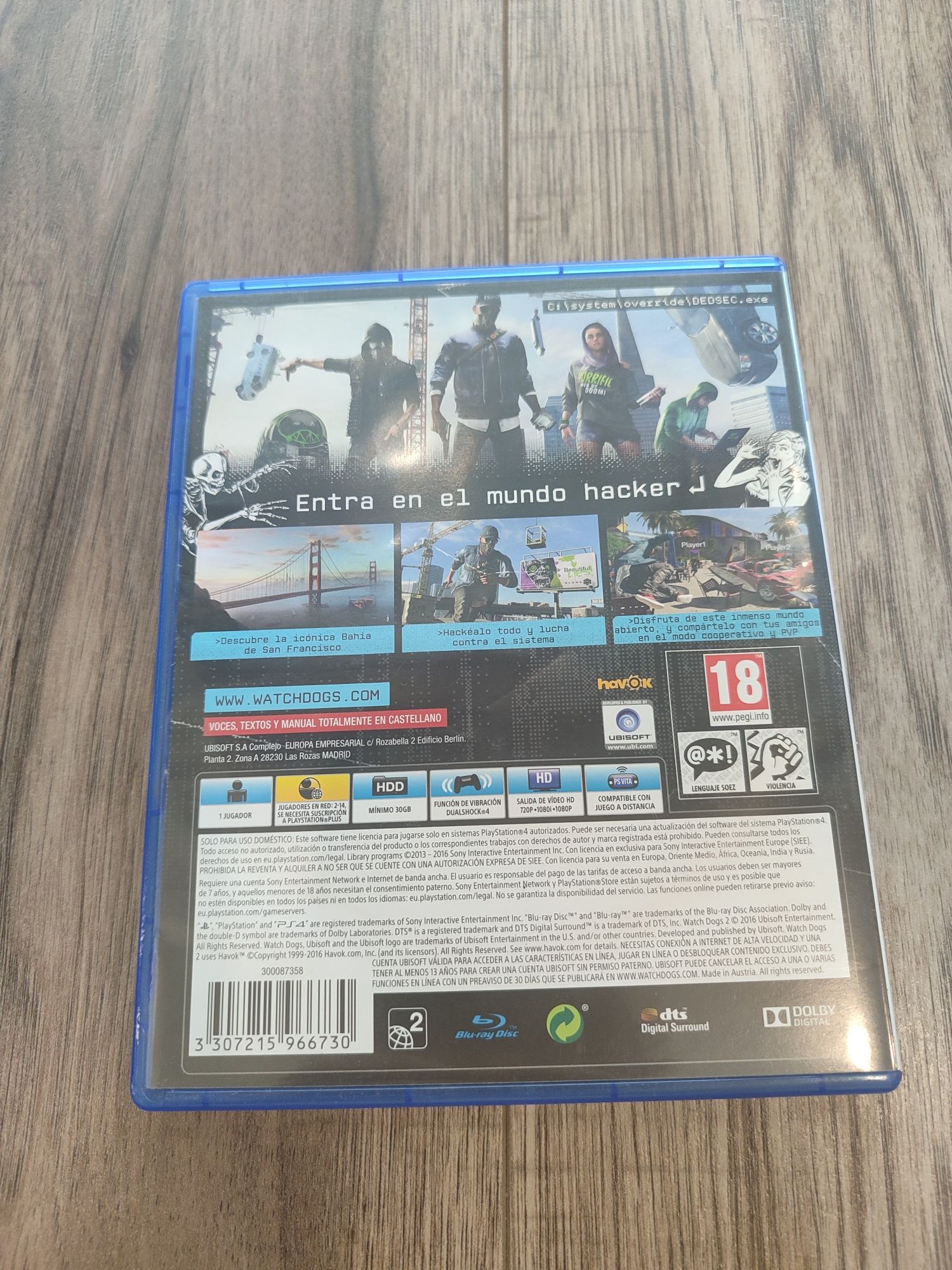 Whatch dogs 2 ps4