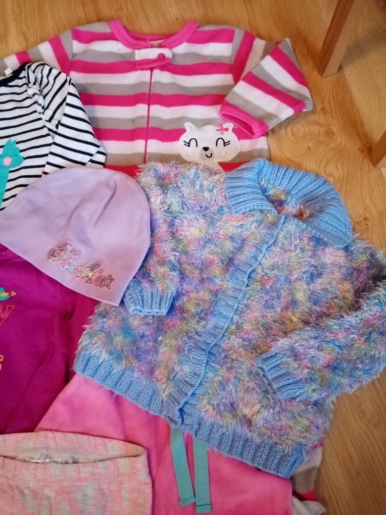 Zestaw ubranek dla dziewczynki rozm. 86