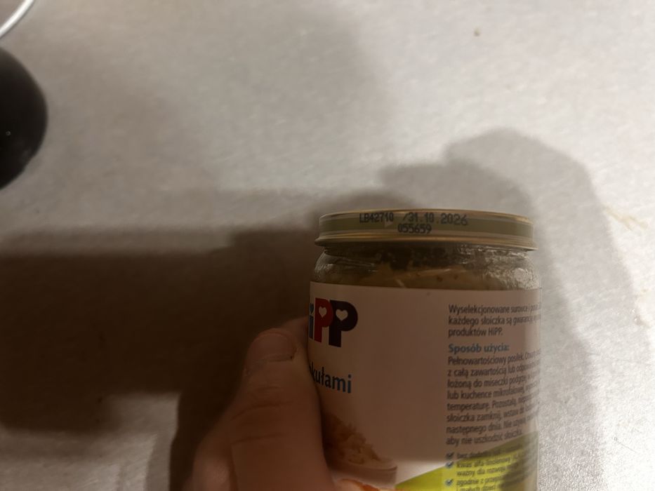 Słoiczki dla dzieci, bobovita 2x190gram, hipp 1x220gram
