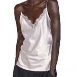 Top zara acetinado