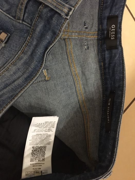 GUESS Slim Straight spodnie jeans r.31 damskie, extra stan
