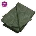 Vidaxl Plandeka, 180 G/M², 3X5 M, Zielona, Hdpe