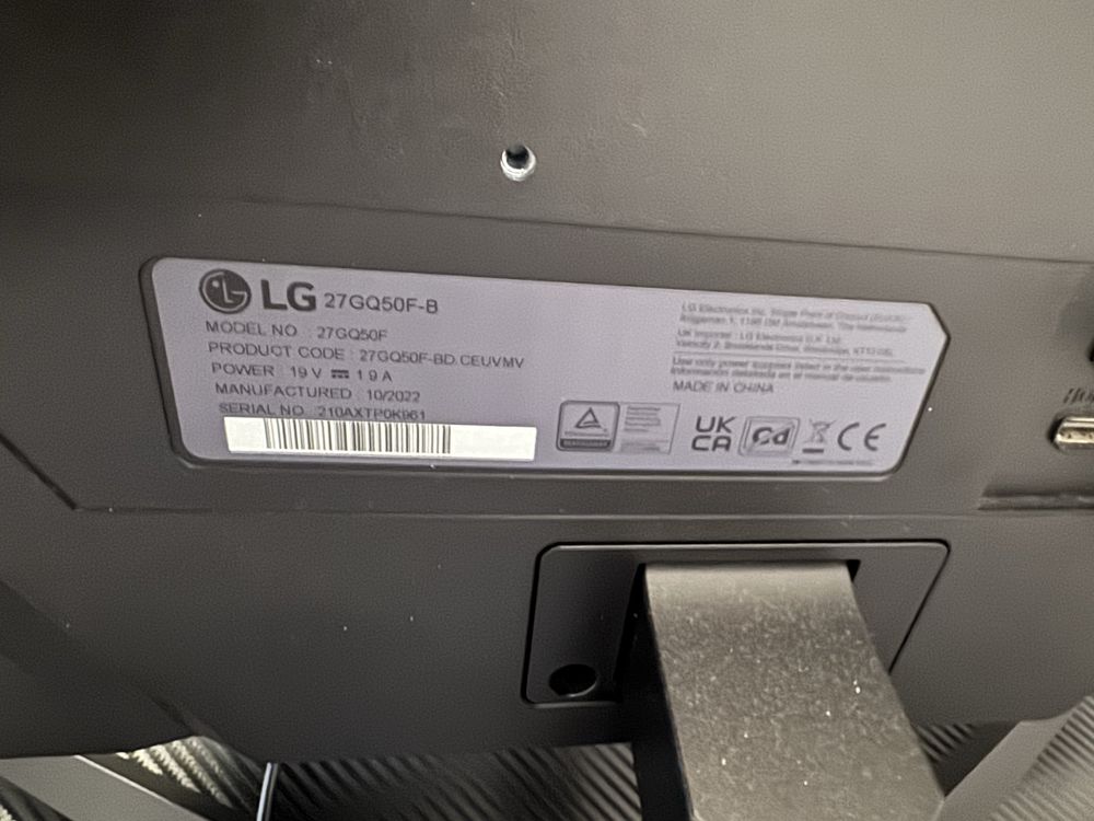 Monitor LG UltraGear 27GQ50F-B 27" 1920x1080px 165Hz 1 ms Idealny