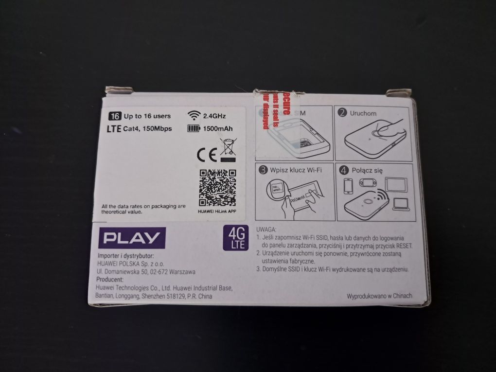 Router mobilny WiFi Lte Huawei