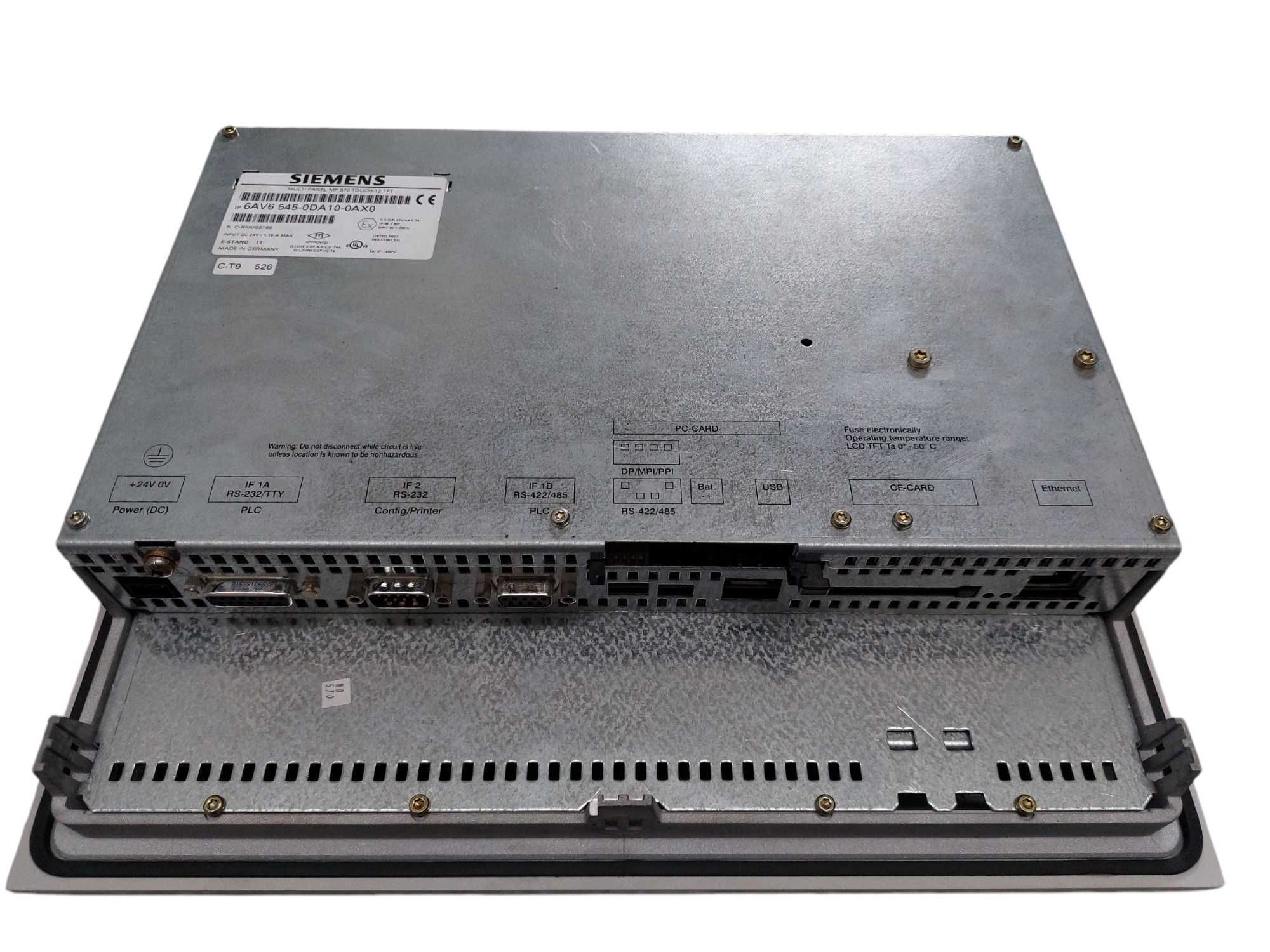 Panel Siemens SIMATIC MP370 6AV6545-0DA10-0AX0