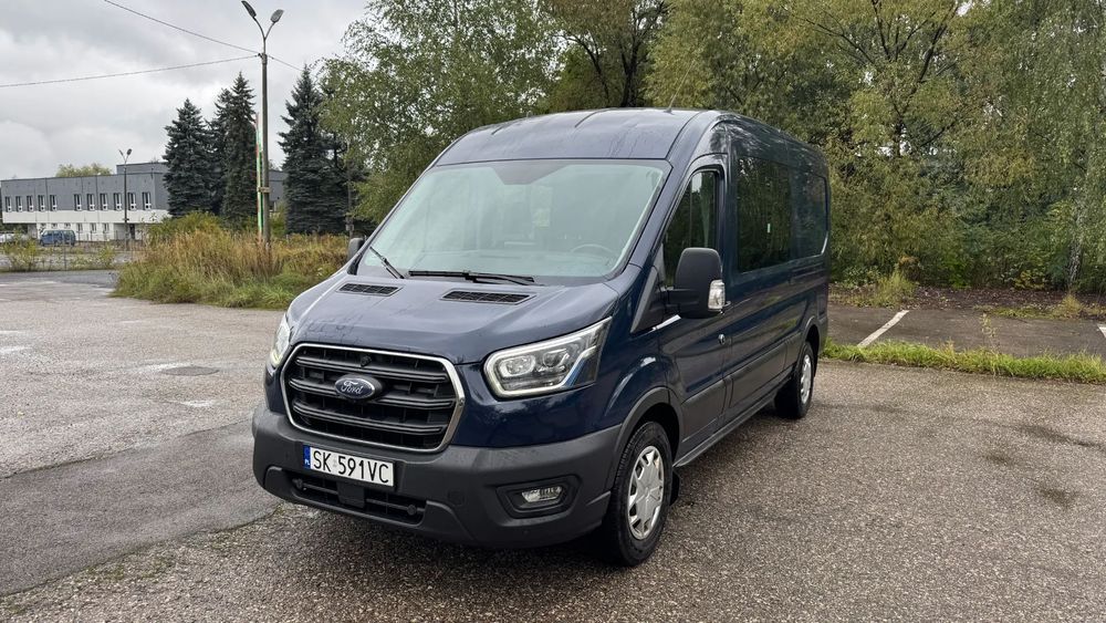 Ford TRANSIT  Ford Transit 2.0 EcoBlue 170 KM • 2021 • 7-osobowy Pierwszy właściciel