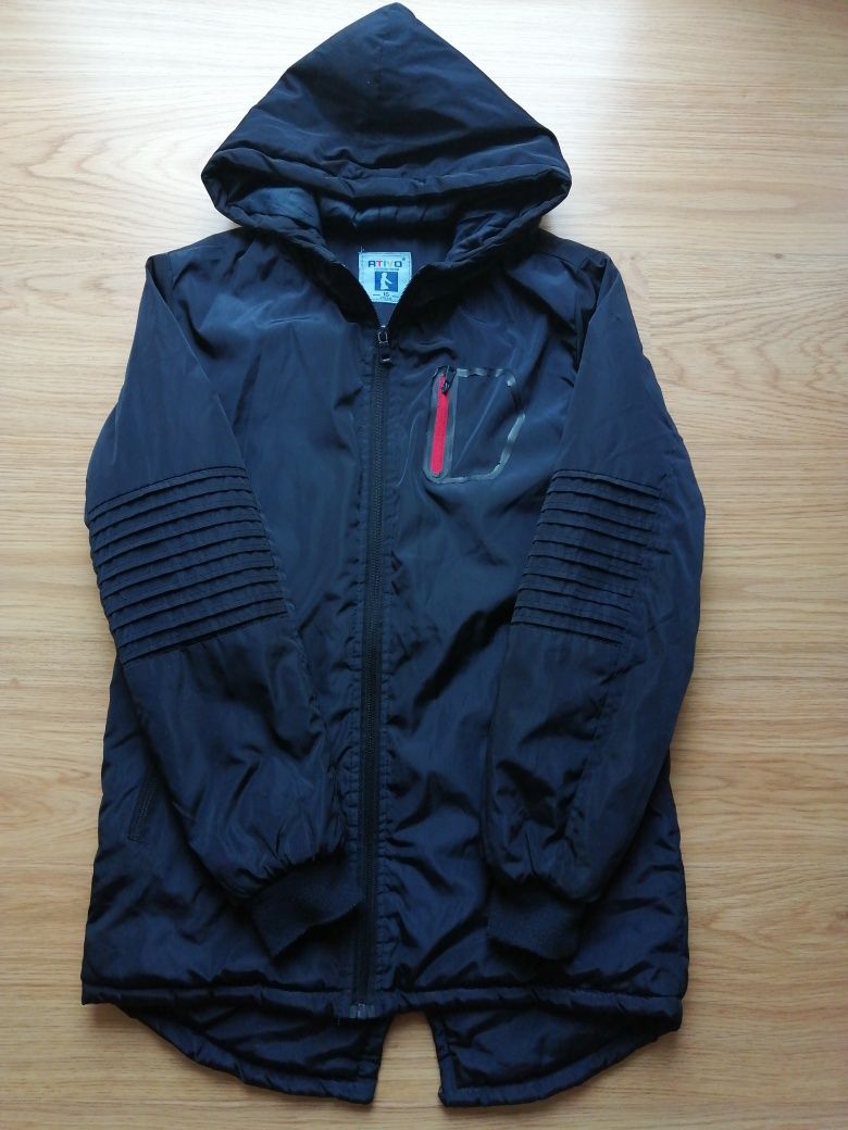 Blusão parka azul escuro 178 cm