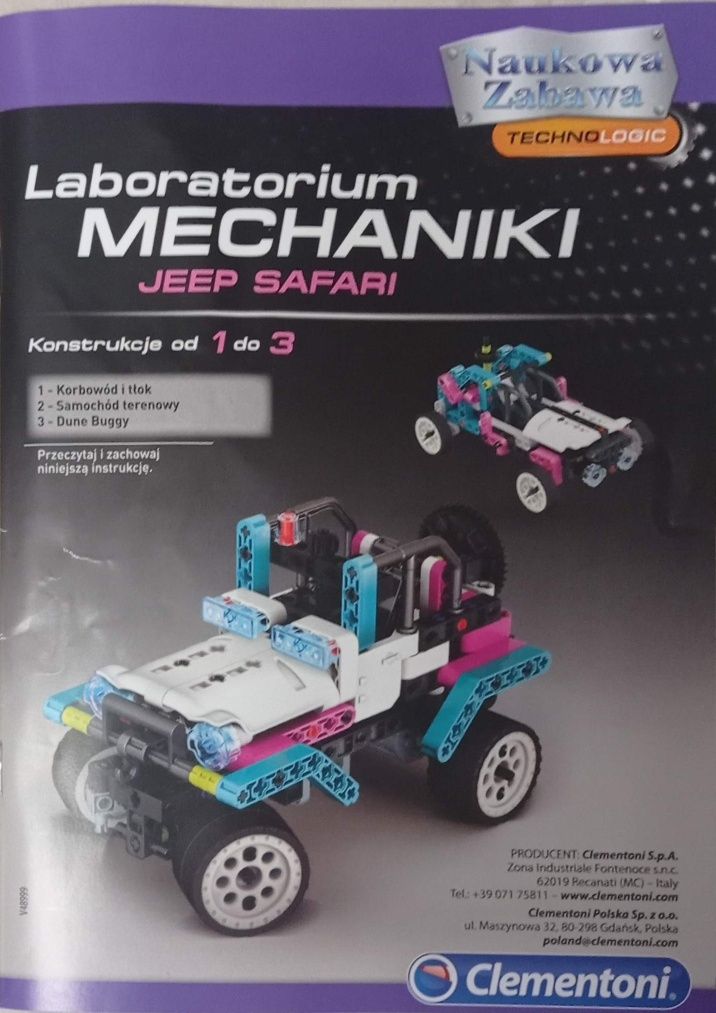 Laboratorium mechaniki Jeep Safari - Clementoni
