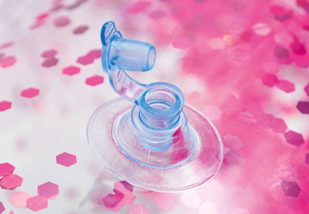 Brokatowe koło do pływania 107x27 cm INTEX 56274 Różowe