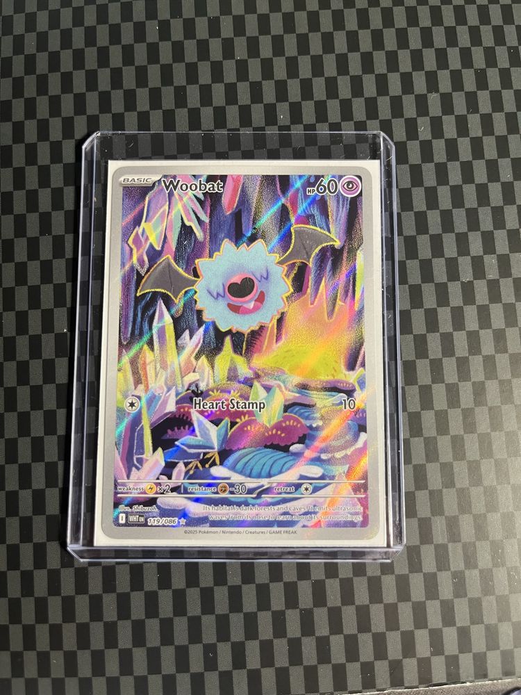 Karta pokemon Woobat IR 119/086