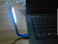Светодиодная Usb лампа для ноутбука синий и салатовый