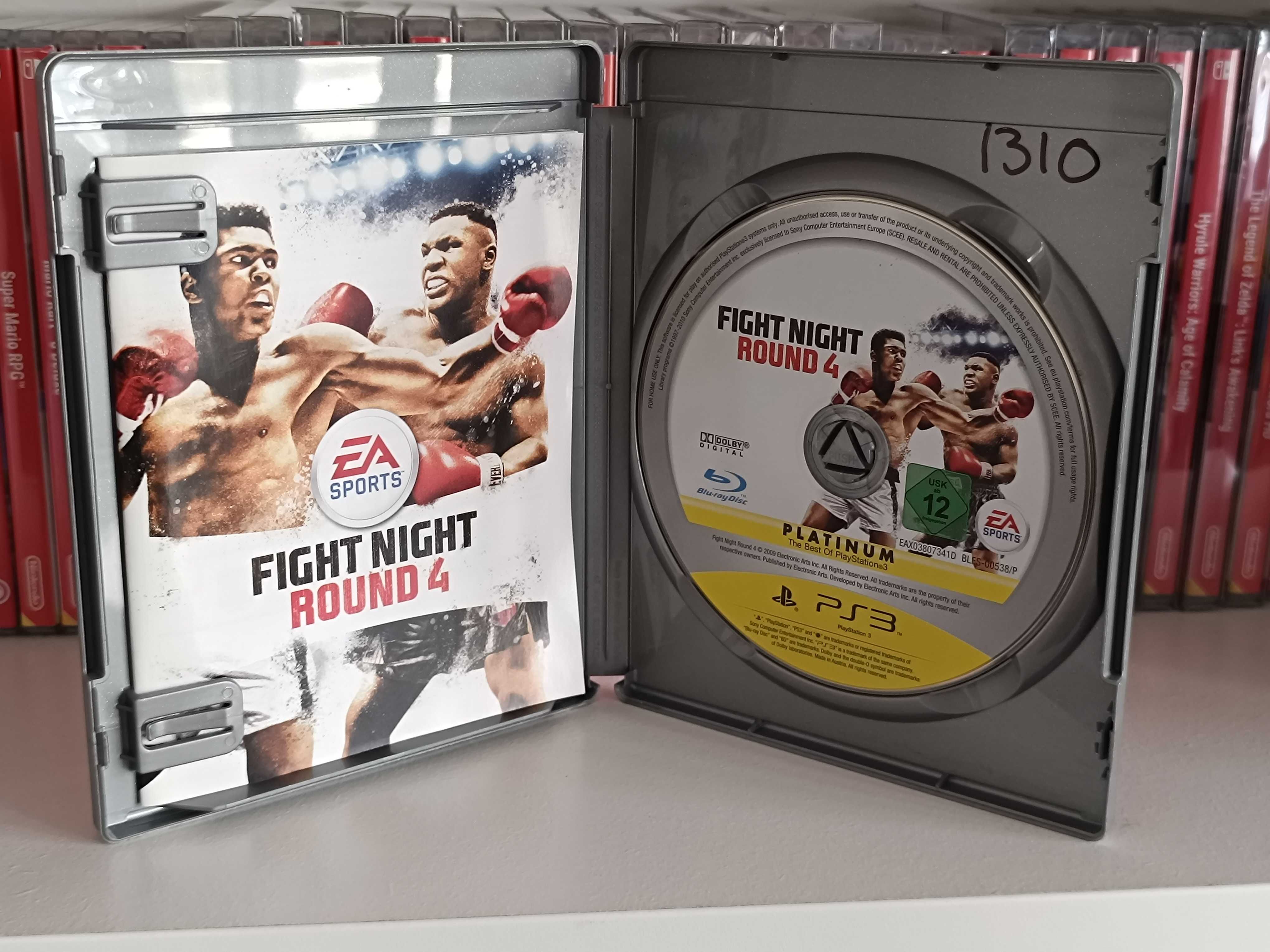 PS3 Jogos Fight Night Round 4 e FIFA 2010 World Cup South Africa
