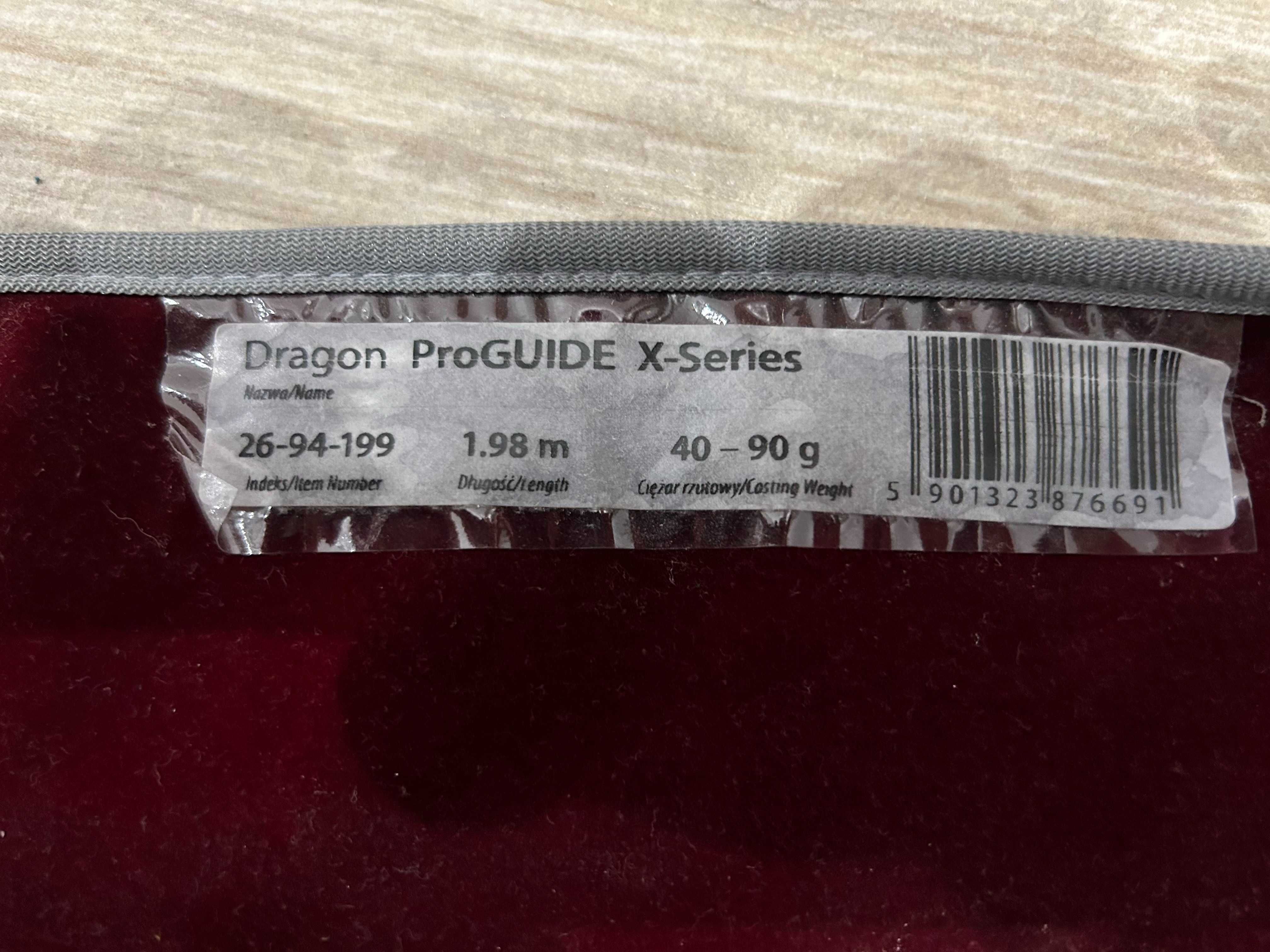Wędka DRAGON ProGUIDE X-Series cast x-fast FUJI 1.98m 40-90g 1+1 cz.