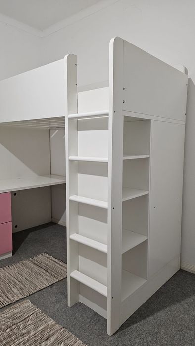 Beliche com secretária para criança IKEA