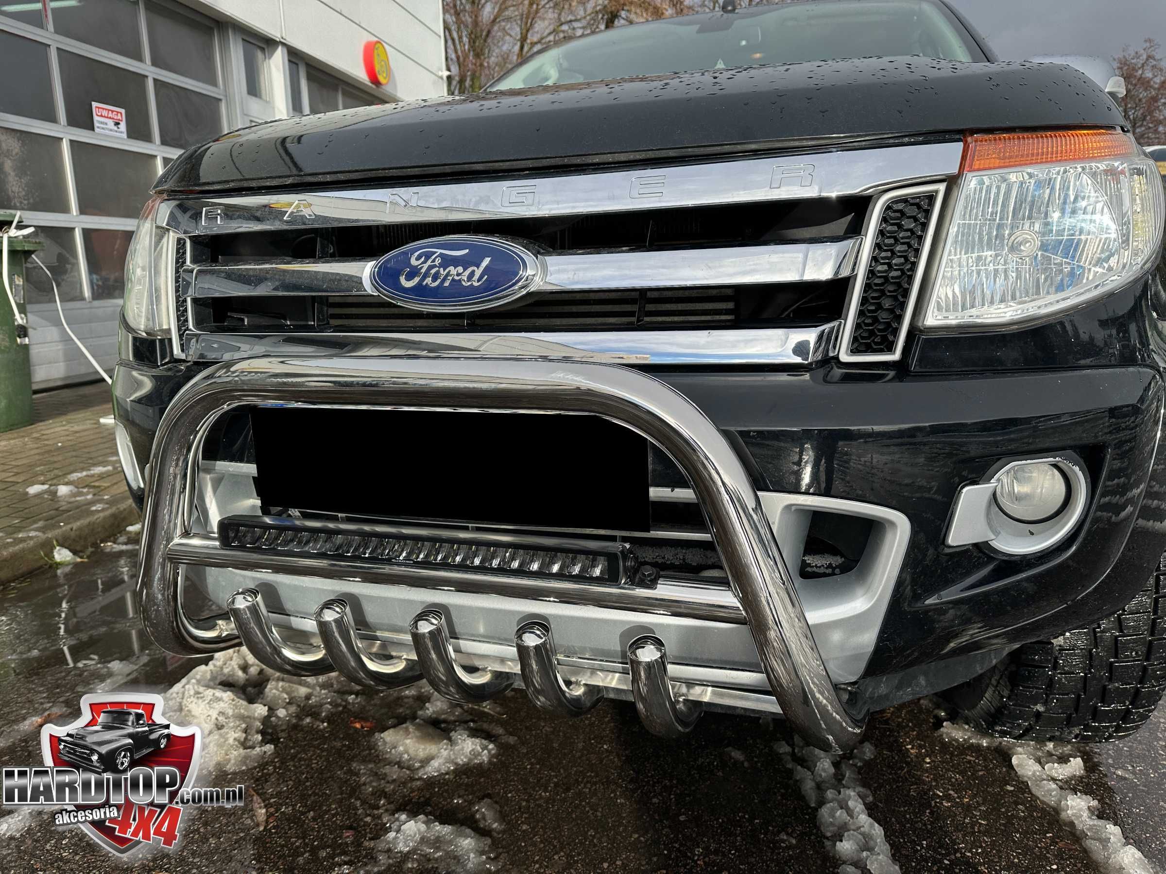 Zestaw Orurowanie + Panel LED Hella Black Magic FORD RANGER