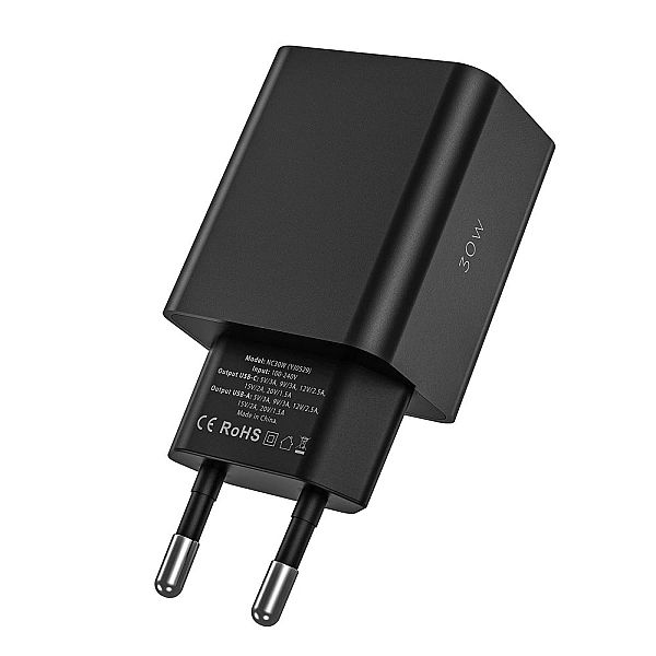 Ładowarka Tech-Protect NC30W sieciowa USB-C PD 30W / USB-A QC 3.0 - bi