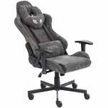 Fotel Gamingowy z tkaniny INFINI Luxor Dark Gray