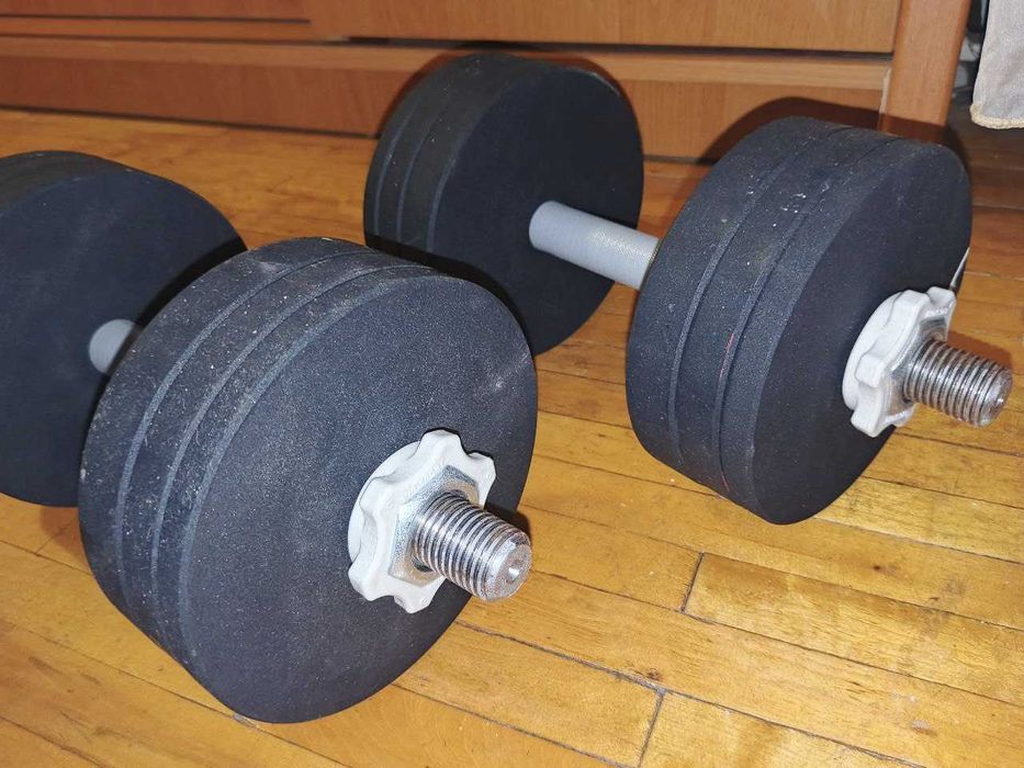 Гантелі з регульованою вагою (бліни)