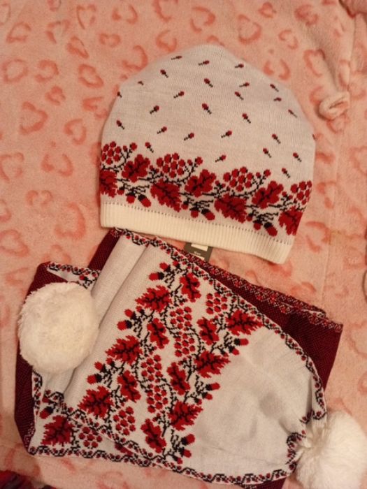 Комплект шапка шарф