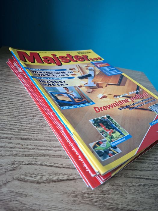 Zestawu starych czasopism Majster
