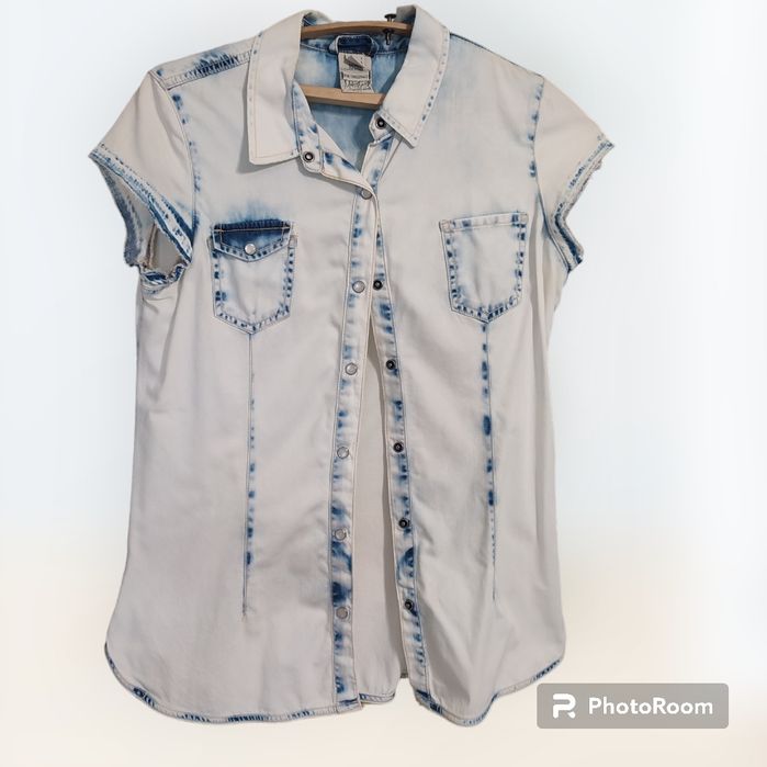 Оригинал bershka, рубашка, короткие рукава