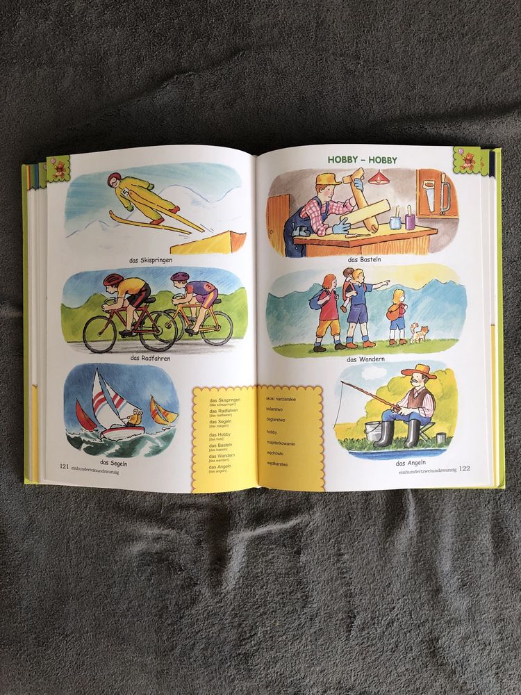 Słownik niemiecki ilustrowany dla dzieci książka