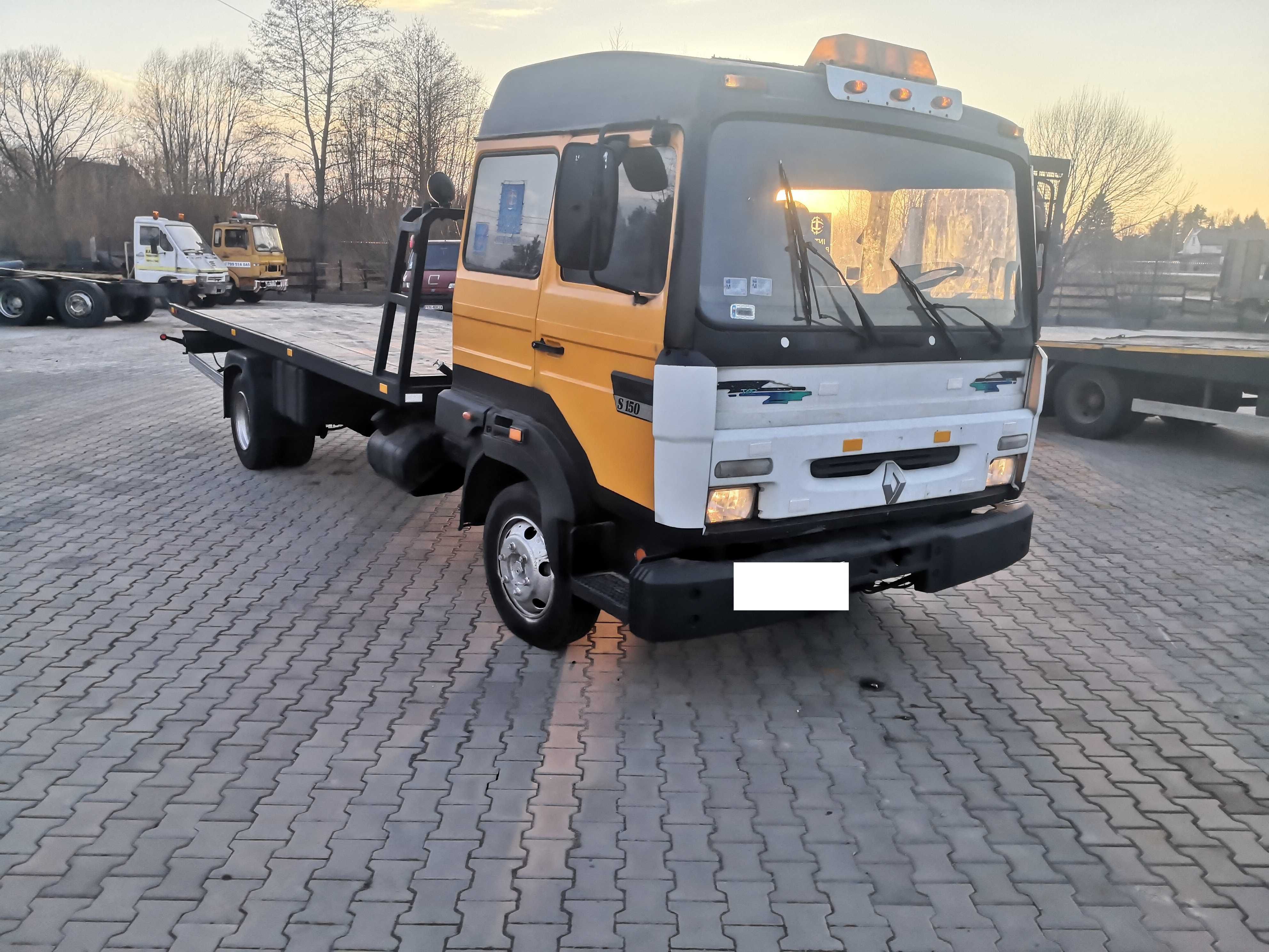 laweta RENAULT MIDLINER PŁYTA HYDRAULICZNA autolaweta pomoc drogowa