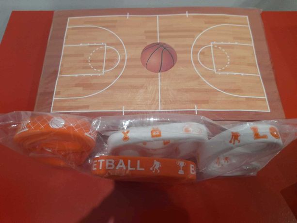 Gumowe, silikonowe bransoletki - koszykówka, basketball + GRATIS