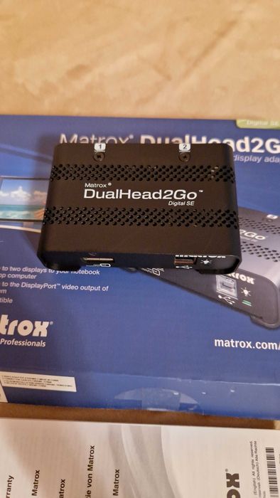 Sprzedam nową kartę graficzną Matrox DualHead2Go