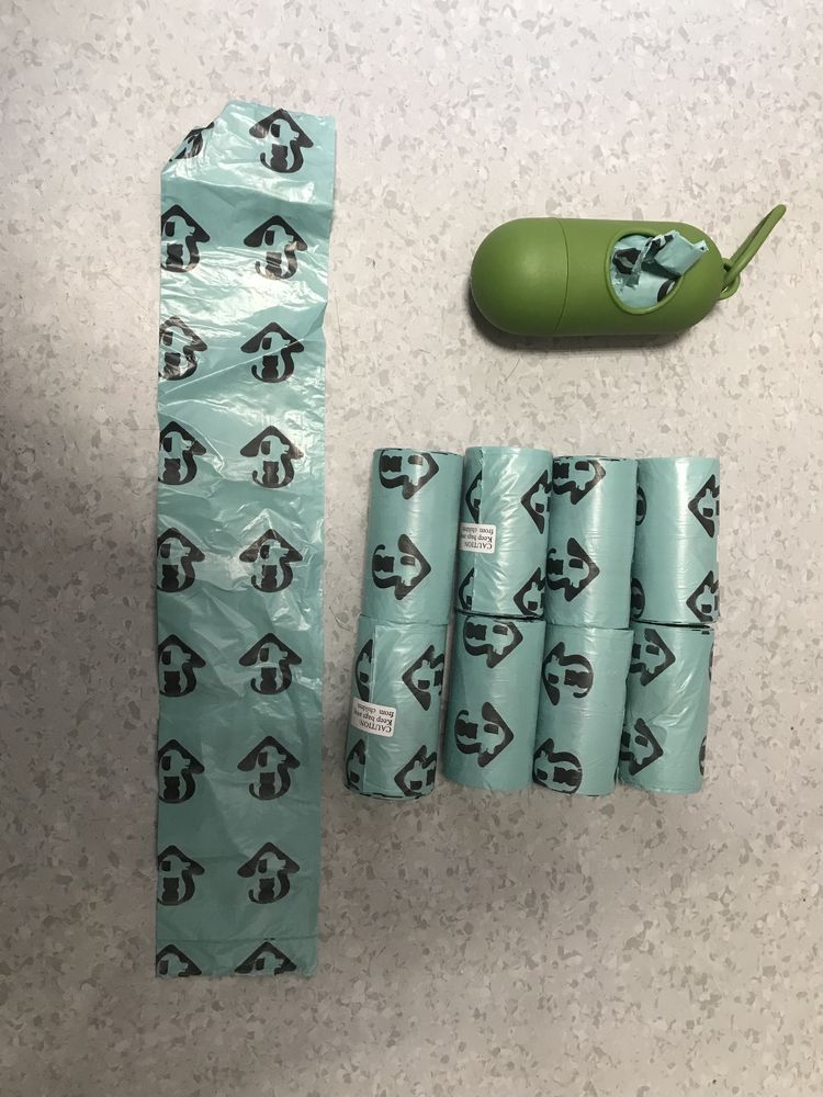 Etui i woreczki na odchody etui - 8 rolek - 120 sztuk
