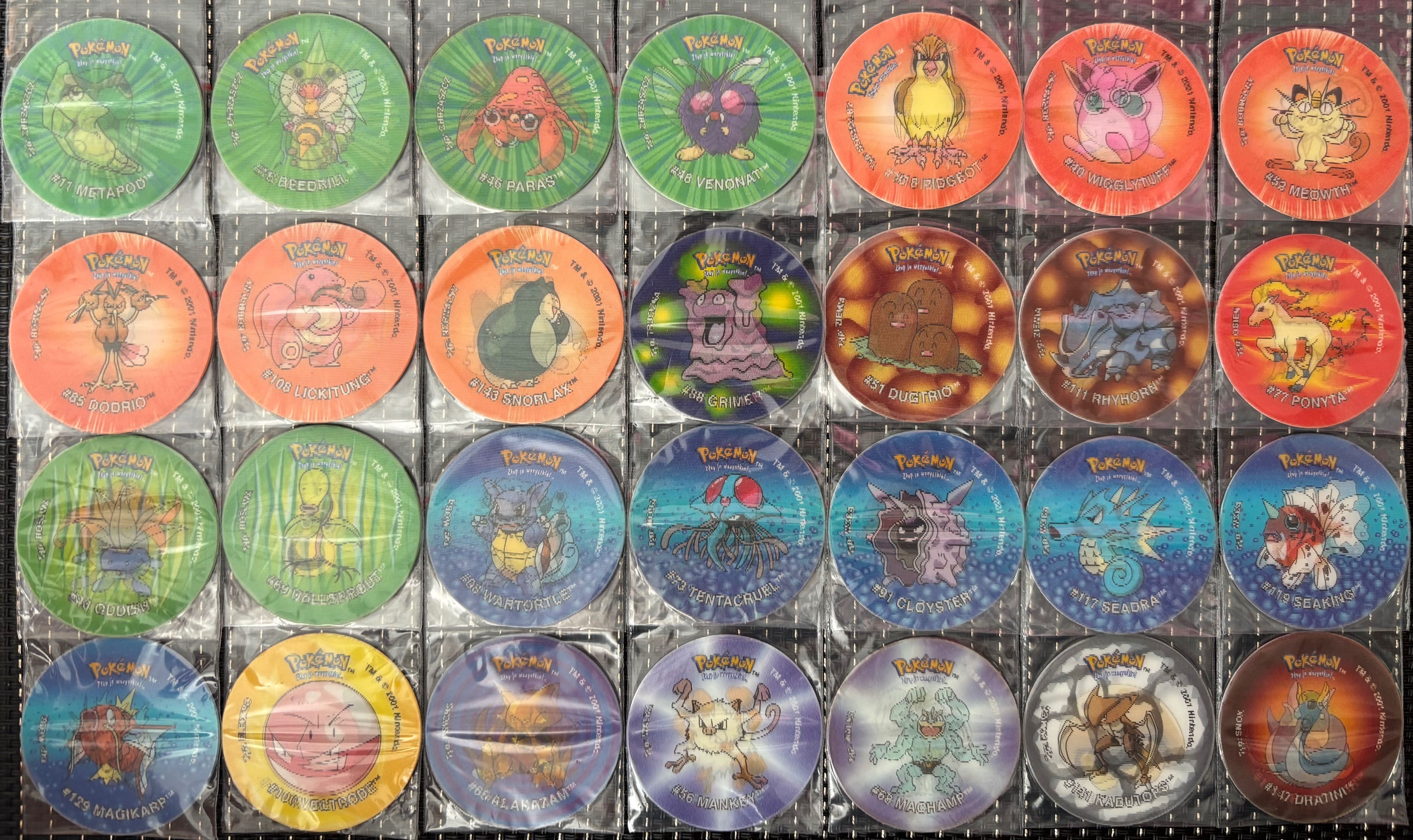 Pokémon tazo 3D Seria II Set I