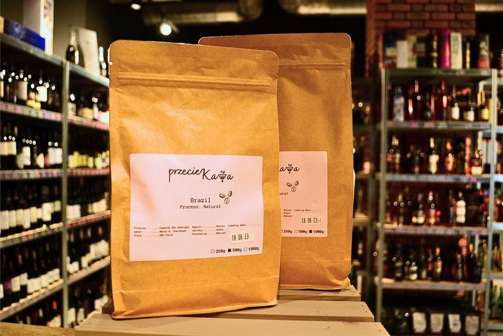 Kawa ziarnista z Brazylii – 100% Arabica (odmiana Arara) 1kg