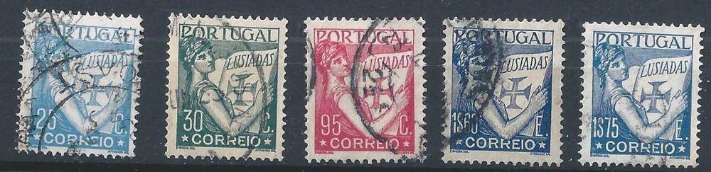 Selos Portugal 1933,
Mundifil 543/547 usado