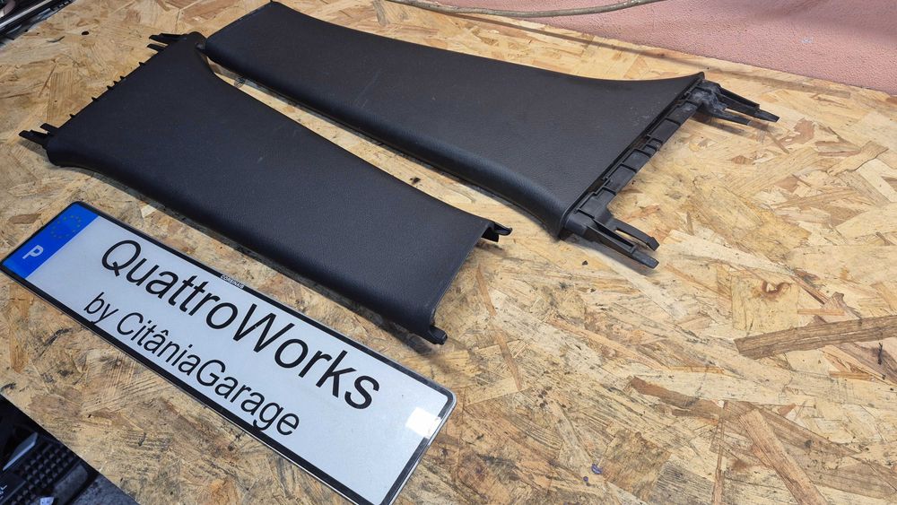 AUDI A4 B5 (8D)- Pilares B INFERIORES  1995 até 2001 - Cor: PRETOS