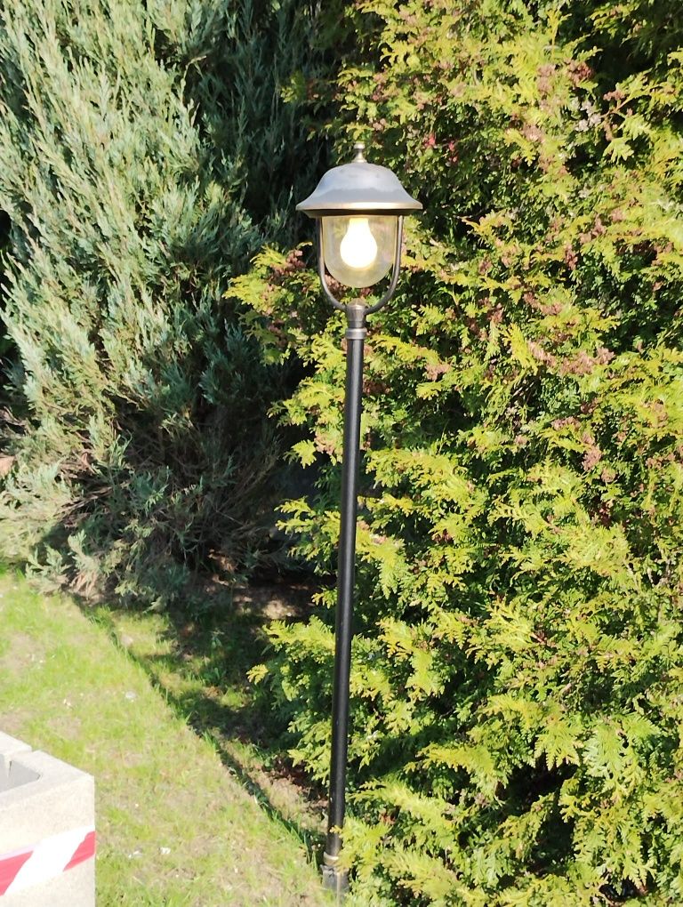 Lampy ogrodowe 165cm z żarówką