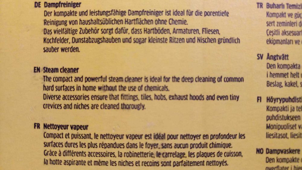 Myjka parowa karcher