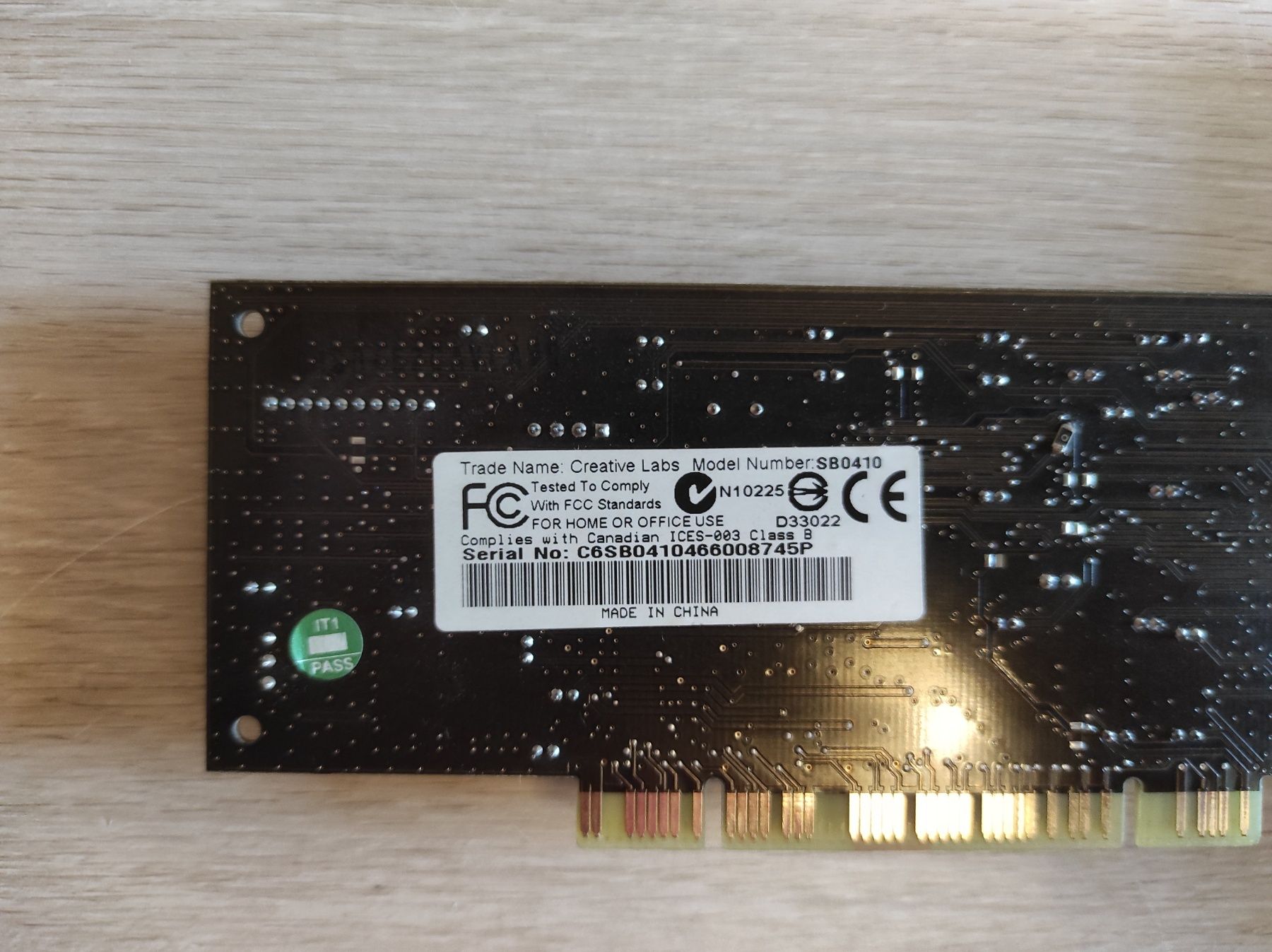 CREATIVE SOUND BLASTER LIVE SB0410 24-битная звуковая карта PCI