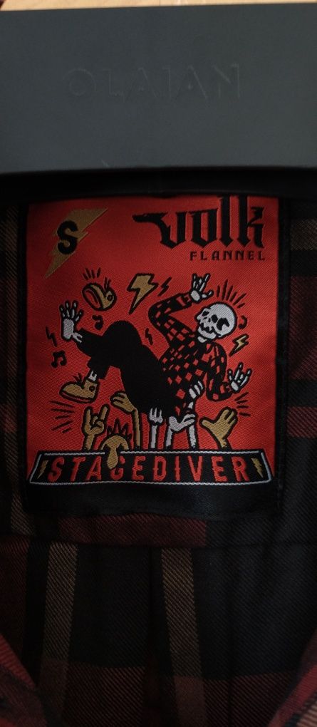 Camisa volk flannel (stage diver) tamanho S