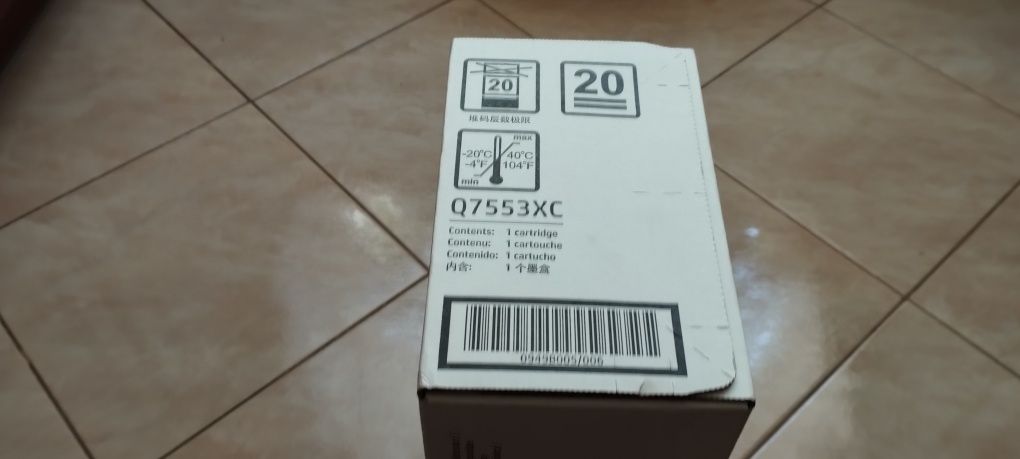 Nowy toner do drukarki HP toner oryginalny Q7553XC kolor czarny