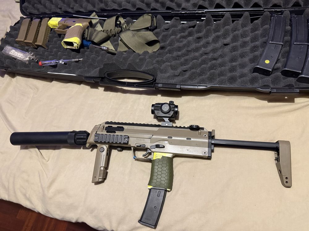 Réplicas airsoft (Gás) e equipamento completo