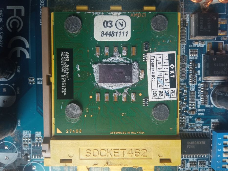 Материнская плата Gigabyte GA-7VT600-L DDR ATX и D815EEA2 / D815EPEA2